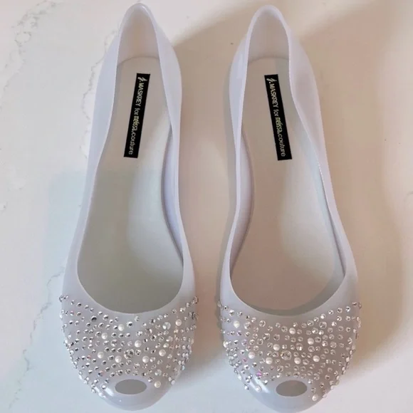 美品！J.MASKREY for Melissa スワロフスキー　レインシューズ Melissa | Shoes | Melissa Swarovski Crystal Nwt | Poshmark